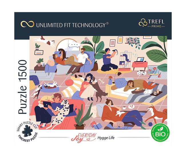 Puzzle trefl uft 1500 imbratisari zilnice Puzzle trefl uft 1500 imbratisari zilnice