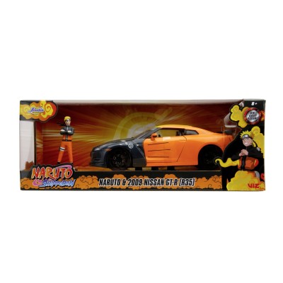 Jada masinuta metalica naruto 2009 nissan gt r 1:24
