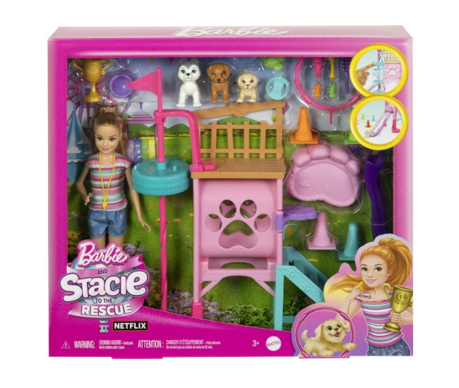 Barbie si stacie papusa stacie dresoare de catei Barbie si stacie papusa stacie dresoare de catei