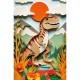 Puzzle trefl 160 paper art 3d dinozaur Puzzle trefl 160 paper art 3d dinozaur