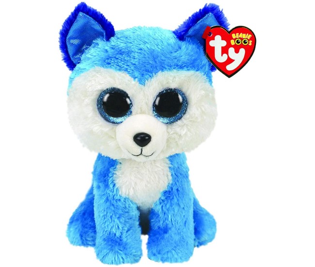 Plus ty 24cm catel husky albastru Plus ty 24cm catel husky albastru