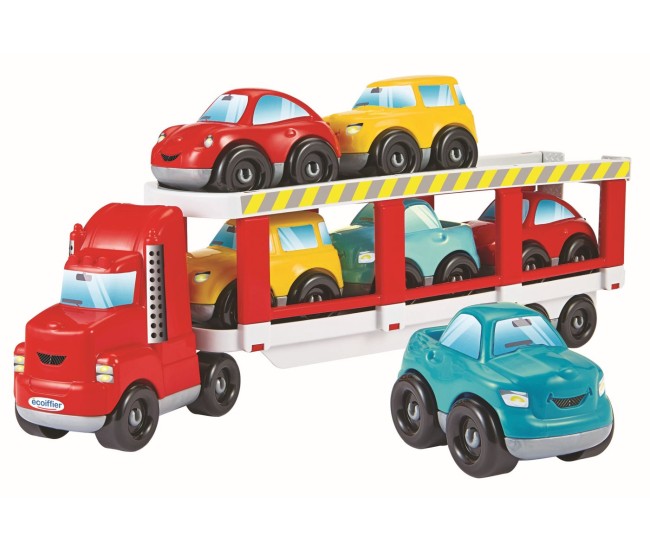 Ecoiffier abrick transportator auto platforma Ecoiffier abrick transportator auto platforma