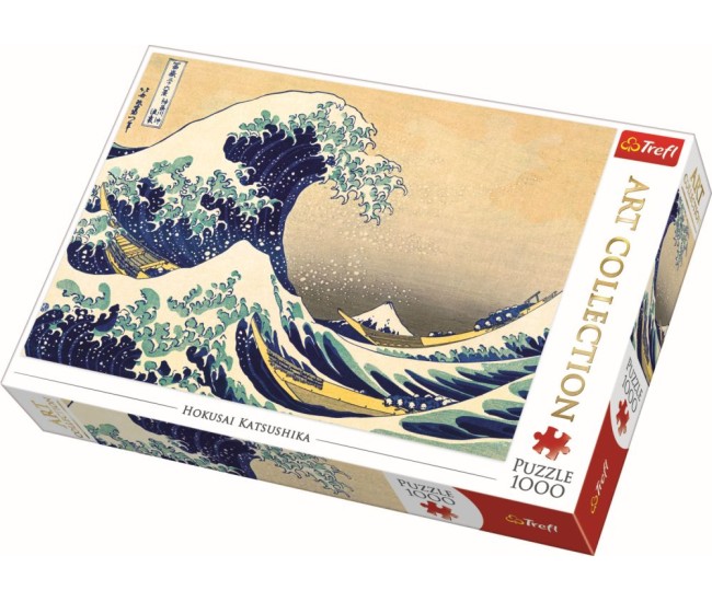 Puzzle trefl 1000 marele val de la kanagawa Puzzle trefl 1000 marele val de la kanagawa