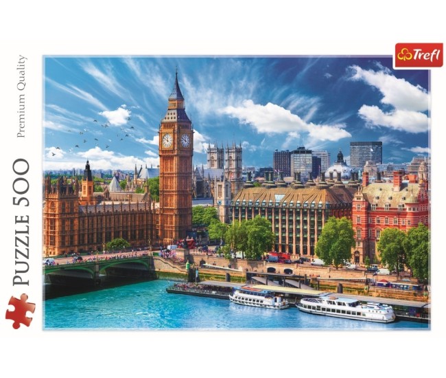 Puzzle trefl 500 o zi cu soare la londra Puzzle trefl 500 o zi cu soare la londra