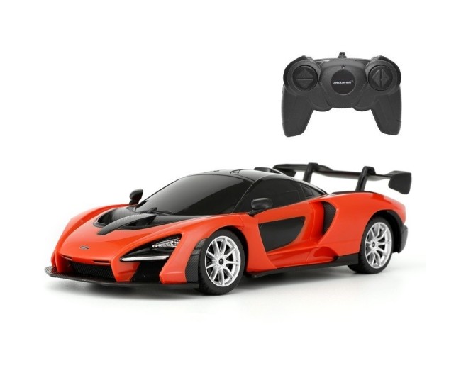 Masina cu telecomanda mclaren senna portocaliu cu scara 1 la 24 Masina cu telecomanda mclaren senna portocaliu cu scara 1 la 24