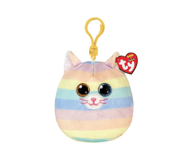 Plus breloc ty 8.5cm squishy beanies pisicuta heather Plus breloc ty 8.5cm squishy beanies pisicuta heather
