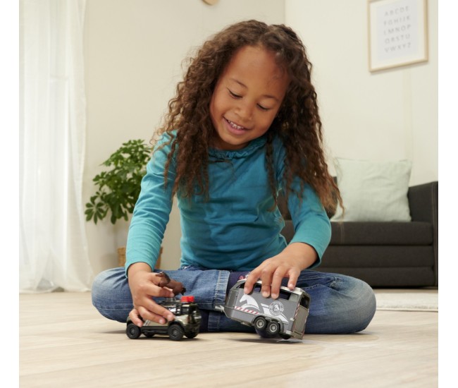 Majorette land rover cu remorca pentru cai Majorette land rover cu remorca pentru cai