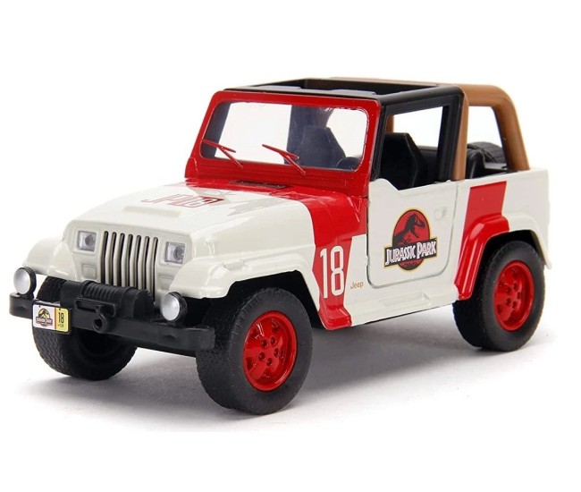 Jurassic world masinuta metalica jeep wrangler scara 1 la 32 Jurassic world masinuta metalica jeep wrangler scara 1 la 32