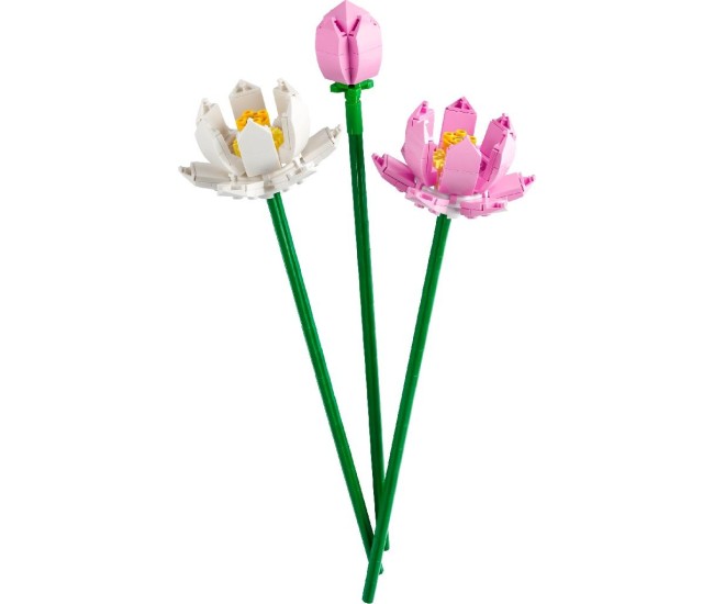 Lego flowers flori de lotus 40647 Lego flowers flori de lotus 40647