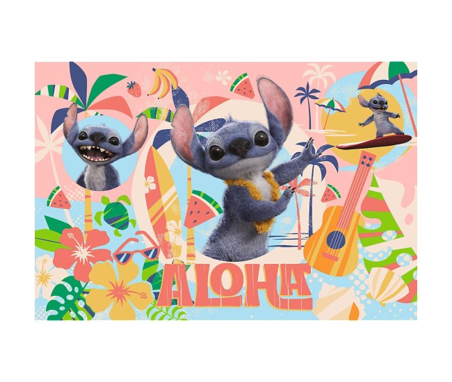 Puzzle trefl 100 disney stitch si prietenii in actiune Puzzle trefl 100 disney stitch si prietenii in actiune
