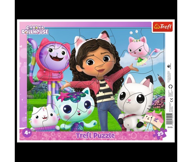 Puzzle trefl 25 gabby s dollhouse lumea lui gabby Puzzle trefl 25 gabby s dollhouse lumea lui gabby