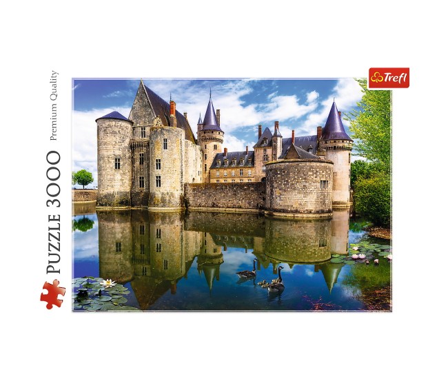 Puzzle trefl 3000 castelul sully sur loire
