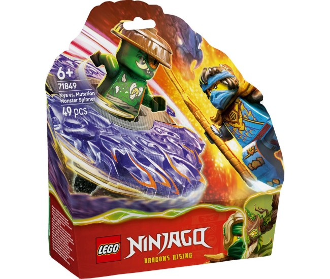Lego ninjago nya vs spinnerul monstru cu mutatii 71849 Lego ninjago nya vs spinnerul monstru cu mutatii 71849
