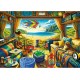 Puzzle trefl 1000 premium plus tea time calatorie cu caravana Puzzle trefl 1000 premium plus tea time calatorie cu caravana