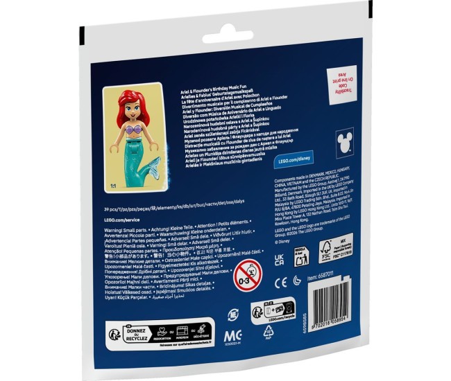 Lego disney princess distractie muzicala cu flounder de ziua de nastere a lui ariel 30720 Lego disney princess distractie muzicala cu flounder de ziua de nastere a lui ariel 30720
