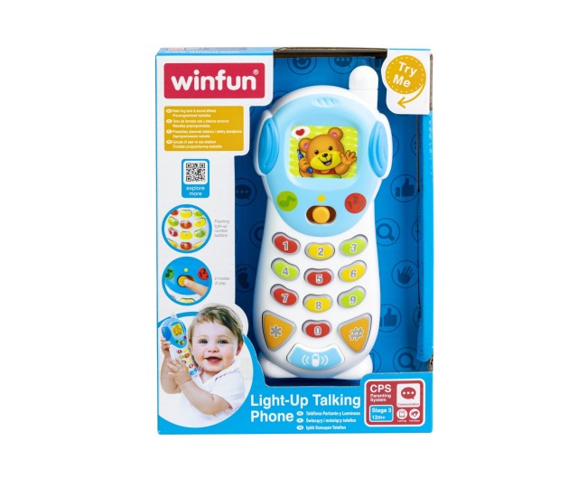 Winfun telefon cu sunete si lumini Winfun telefon cu sunete si lumini