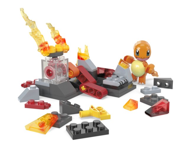 Pokemon mega set de constructie roata de foc a lui charmander Pokemon mega set de constructie roata de foc a lui charmander