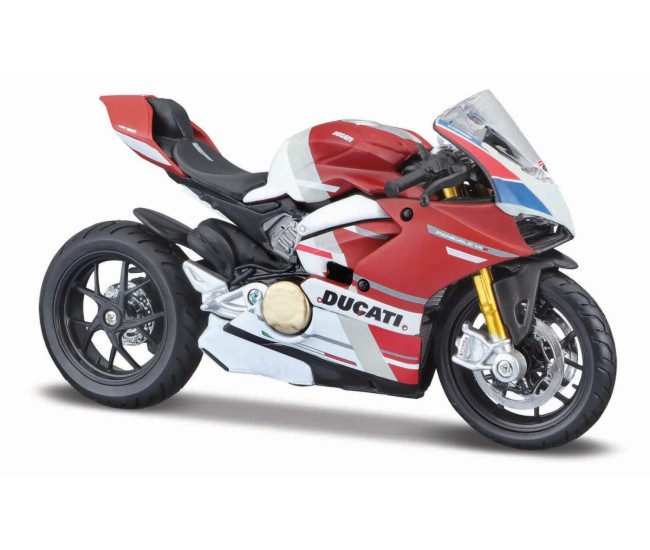 Maisto motocicleta metalica editie speciala ducati panigale v4 scara 1 la 18