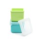 Set 2 recipiente silicon, melii, blue lime Set 2 recipiente silicon, melii, blue lime