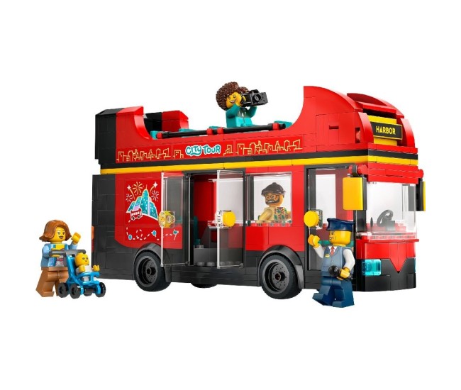 Lego city autobuz turistic rosu cu etaj 60407 Lego city autobuz turistic rosu cu etaj 60407