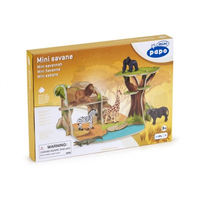 Papo mini display savana