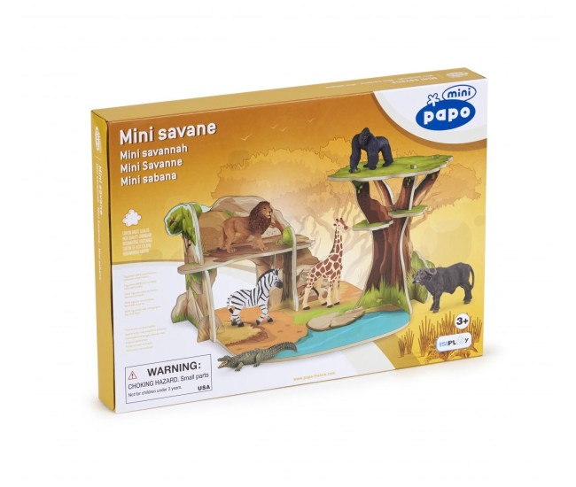 Papo mini display savana Papo mini display savana