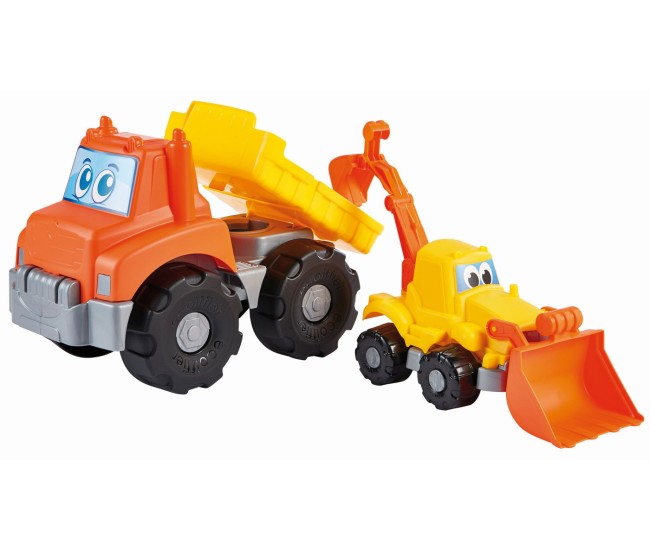 Ecoiffier basculanta cu excavator 38 cm Ecoiffier basculanta cu excavator 38 cm