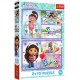 Puzzle trefl 2x70 gabbys dollhouse aventurile lui gabby Puzzle trefl 2x70 gabbys dollhouse aventurile lui gabby