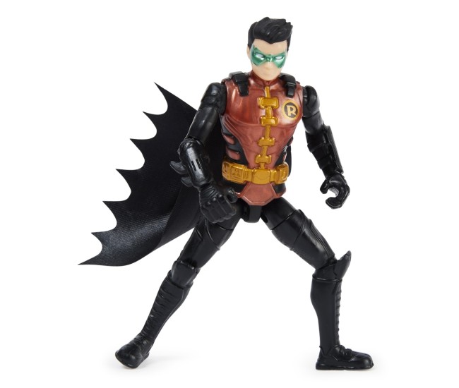 Figurina robin articulata 10cm cu 3 accesorii surpriza Figurina robin articulata 10cm cu 3 accesorii surpriza