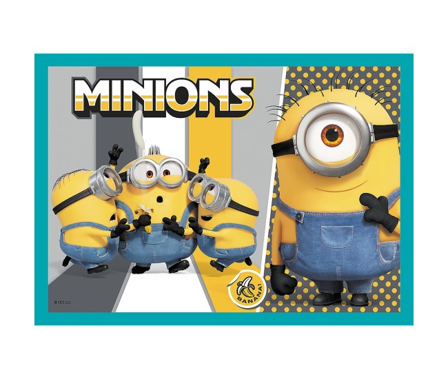 Puzzle trefl minions 4in1 lumea fericita a minionilor Puzzle trefl minions 4in1 lumea fericita a minionilor