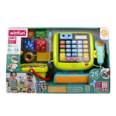 Winfun set casa de marcat interactiva cu accesorii