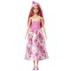 Barbie papusa barbie cu parul blond si roz Barbie papusa barbie cu parul blond si roz