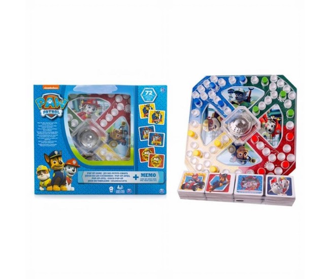 Jocul cu zaruri si memory game patrula catelusilor Jocul cu zaruri si memory game patrula catelusilor