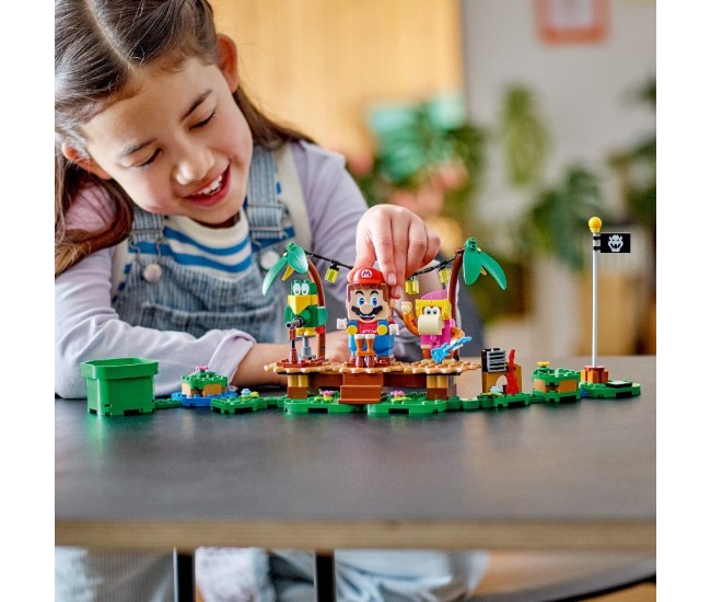 Lego super mario set de extindere concertul lui dixie kong in jungla 71421 Lego super mario set de extindere concertul lui dixie kong in jungla 71421