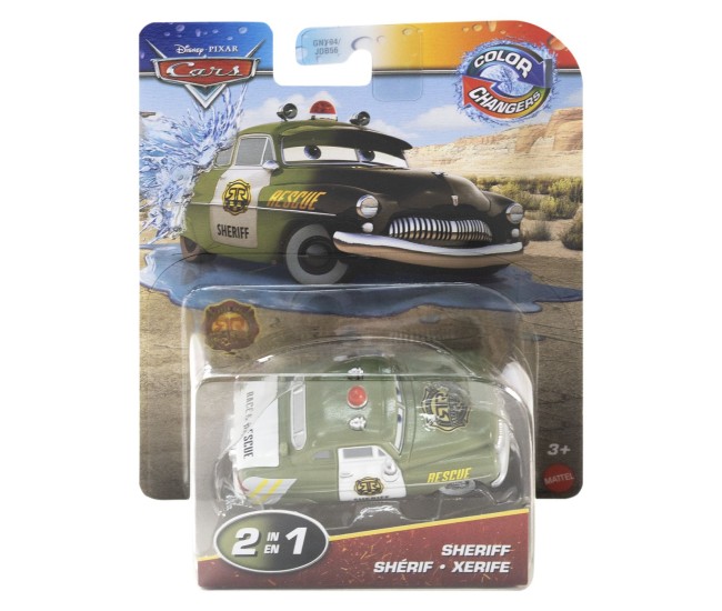 Cars masinuta sheriff cu culori schimbatoare Cars masinuta sheriff cu culori schimbatoare
