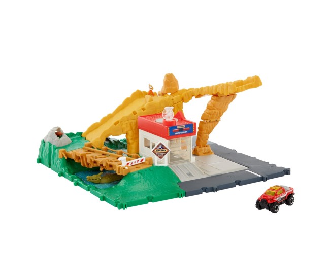 Matchbox set action drivers canionul cu sunete si lumini