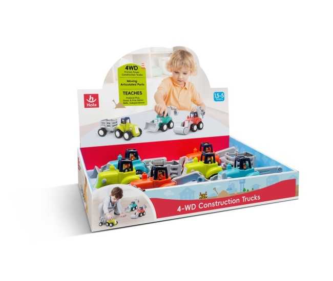 Masinuta de constructii cu frictiune