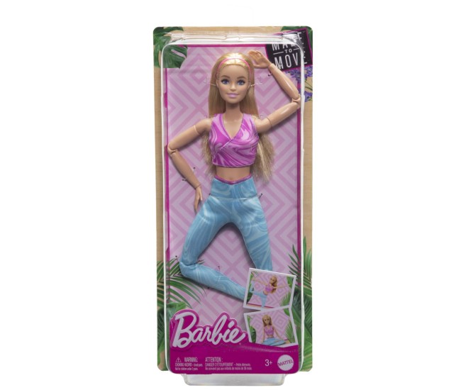 Papusa barbie made to move blonda cu top mov Papusa barbie made to move blonda cu top mov
