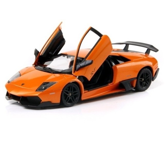 Masinuta metalica  lamborghini murcielago lp670-4 portocaliu scara 1 la 24