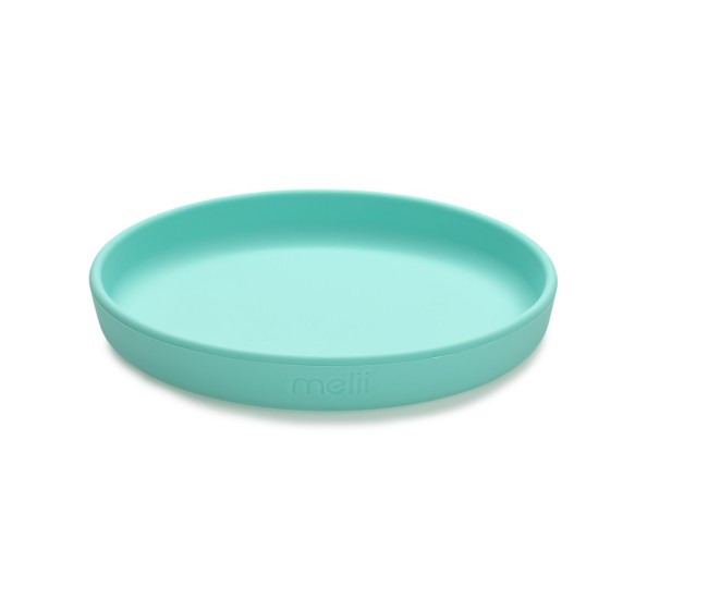 Set 3 recipiente silicon hrana bebe, melii, blue&lime&mint