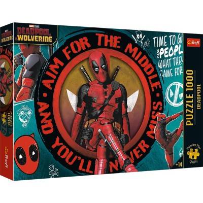 Puzzle trefl 1000 premium plus marvel deadpool si wolverine