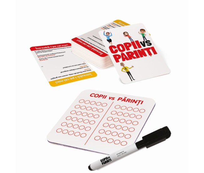 Joc de carti copii vs parinti Joc de carti copii vs parinti