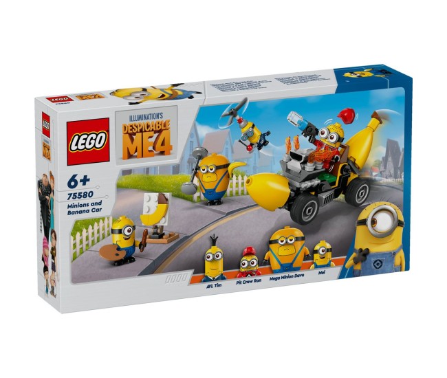 Lego despicable me4 minionii si masina banana 75580 Lego despicable me4 minionii si masina banana 75580