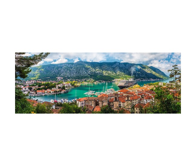 Puzzle trefl 500 panorama orasul kotor muntenegru Puzzle trefl 500 panorama orasul kotor muntenegru