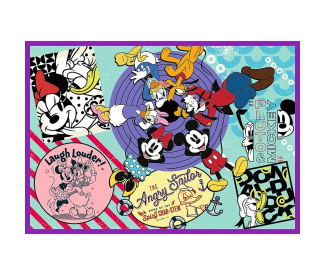 Puzzle trefl 4x250 disney mickey mouse si prietenii Puzzle trefl 4x250 disney mickey mouse si prietenii