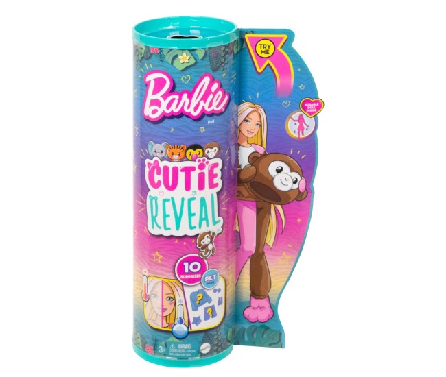Barbie papusa barbie cutie reveal maimutica Barbie papusa barbie cutie reveal maimutica