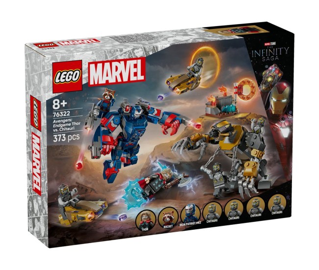 Lego marvel razbunatorii thor vs chitauri sfarsitul jocului 76322
