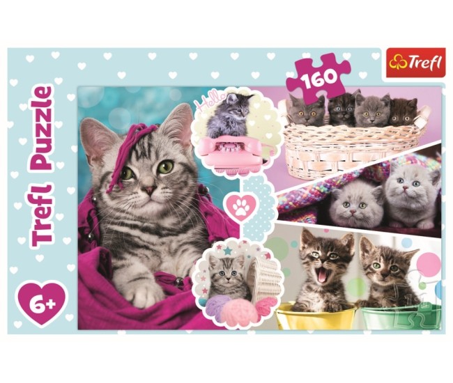 Puzzle trefl 160 pisici dragalase Puzzle trefl 160 pisici dragalase