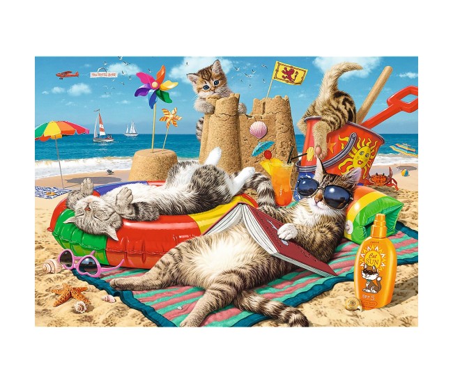 Puzzle trefl 1000 forme ascunse felinele dragute Puzzle trefl 1000 forme ascunse felinele dragute