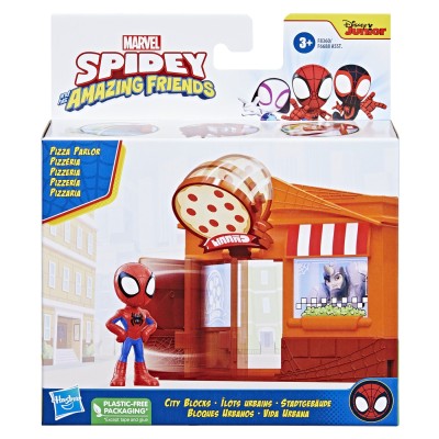 Spidey prietenii extraordinari city bloks set de constructie pizzerie Spidey prietenii extraordinari city bloks set de constructie pizzerie